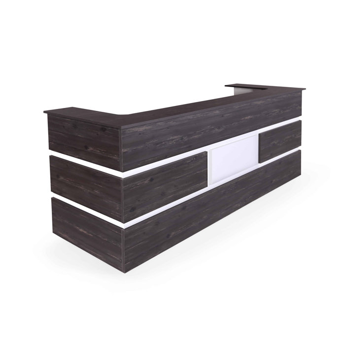 Latitude Run® Rectangular Wood Reception Desk Wayfair Canada